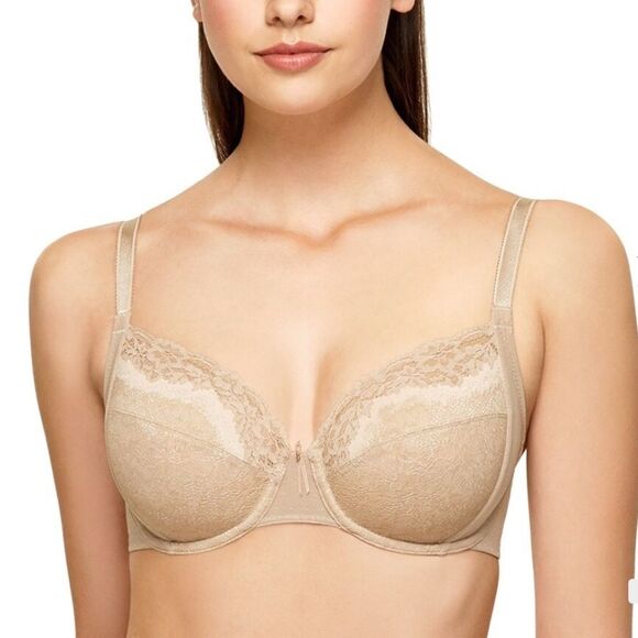Wacoal Basic Benefits Unlined Full Figure Underwire Bra Sz 38C - Picture 1 of 10